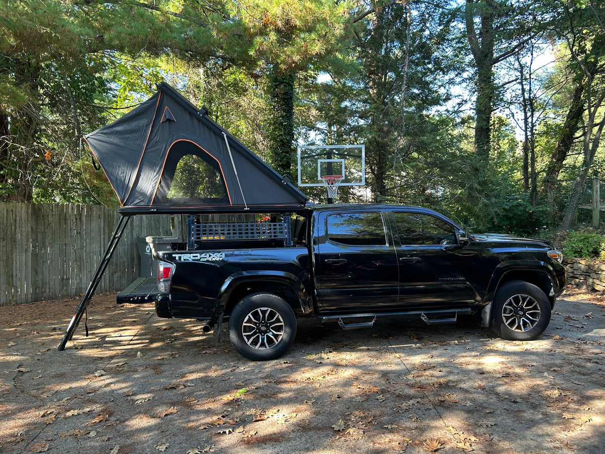 truck bed topper with tent