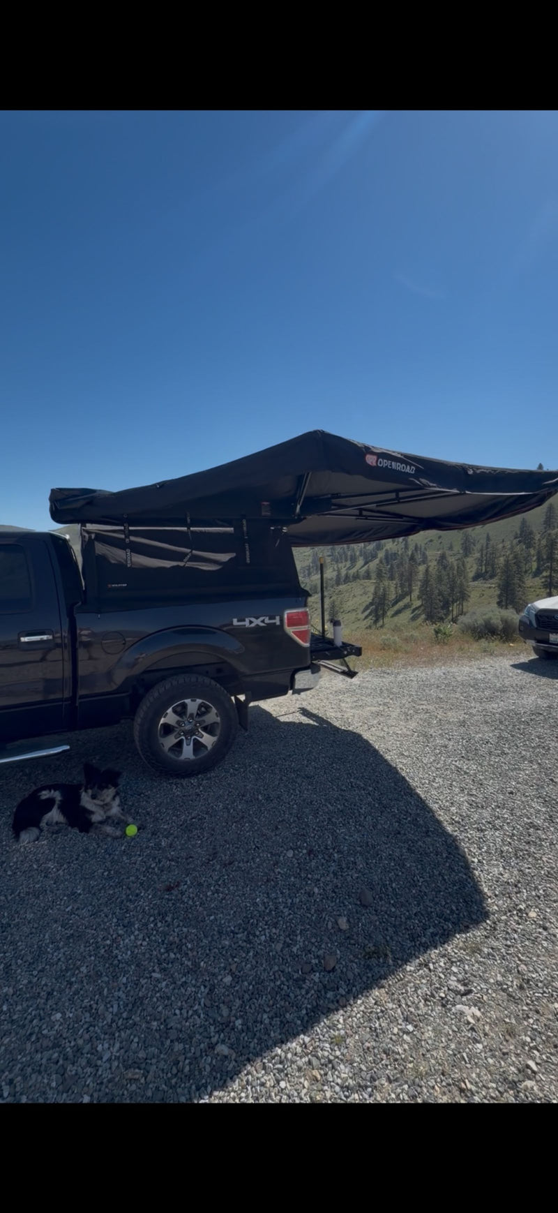 BMX bikes ride inside — Chris U.'s Ford F-150 with a WildTop Nomad