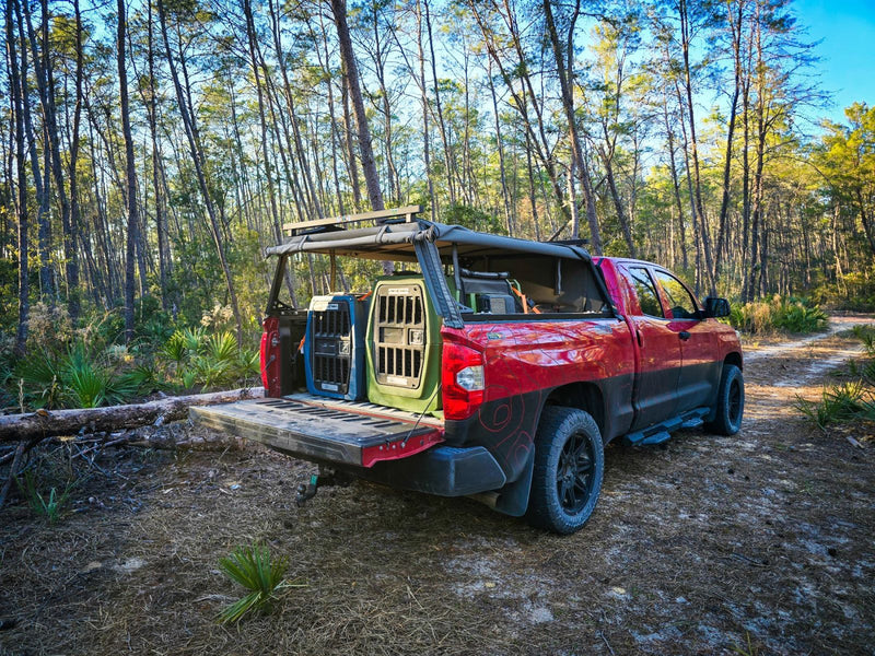 Working K9s ride cool — Daniel I.'s Toyota Tundra with a WildTop Nomad
