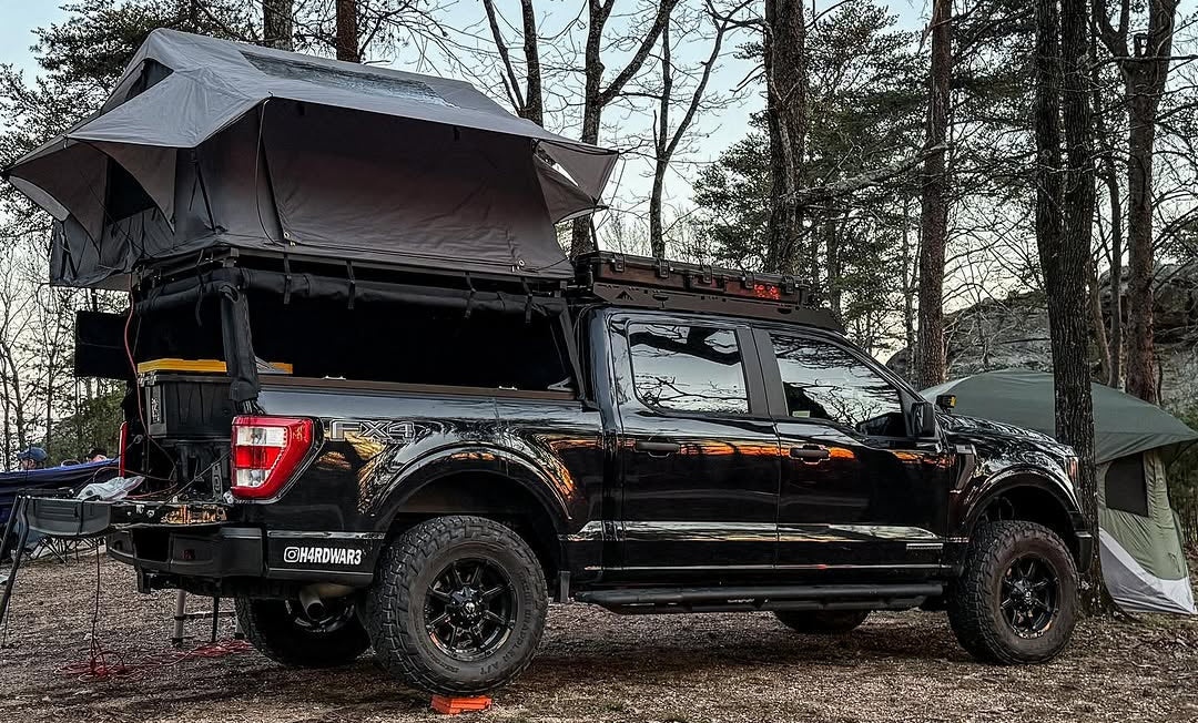 truck bed camping setup ideas wildtop