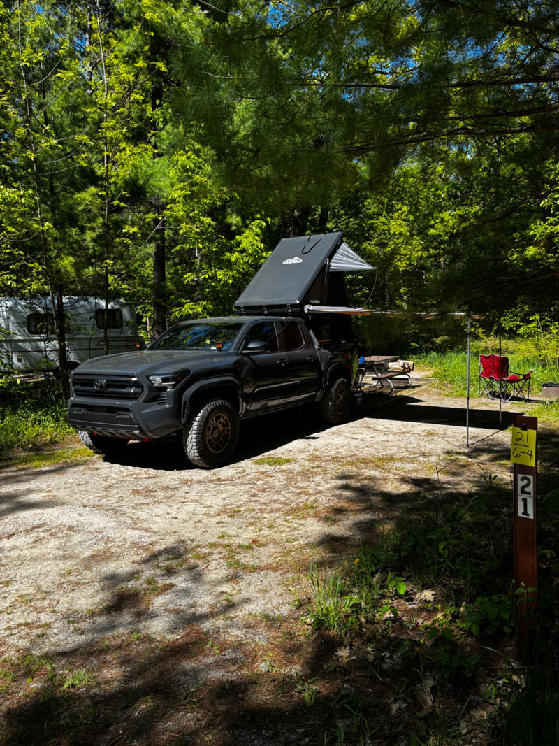 Job site to trailhead — Adam K.'s Toyota Tacoma with a WildTop Nomad