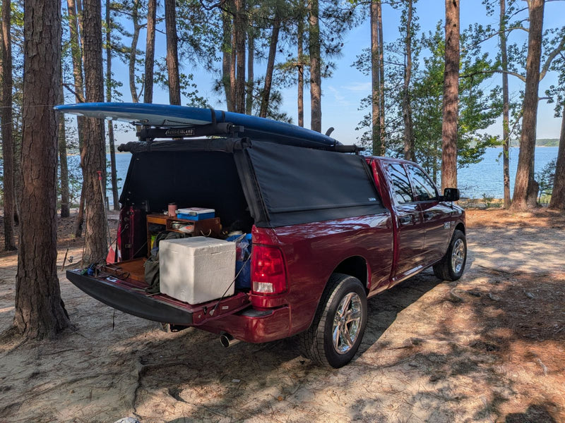 Paddle boards on the rack — Darren L.'s Ram 1500 DS with a WildTop Nomad
