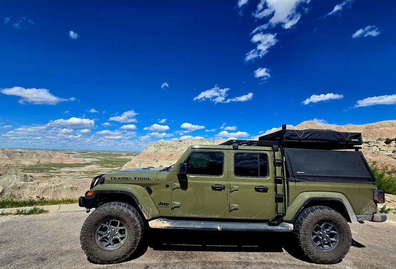 Rig work + overland runs — Kelsey W.'s Jeep Gladiator with a WildTop Nomad