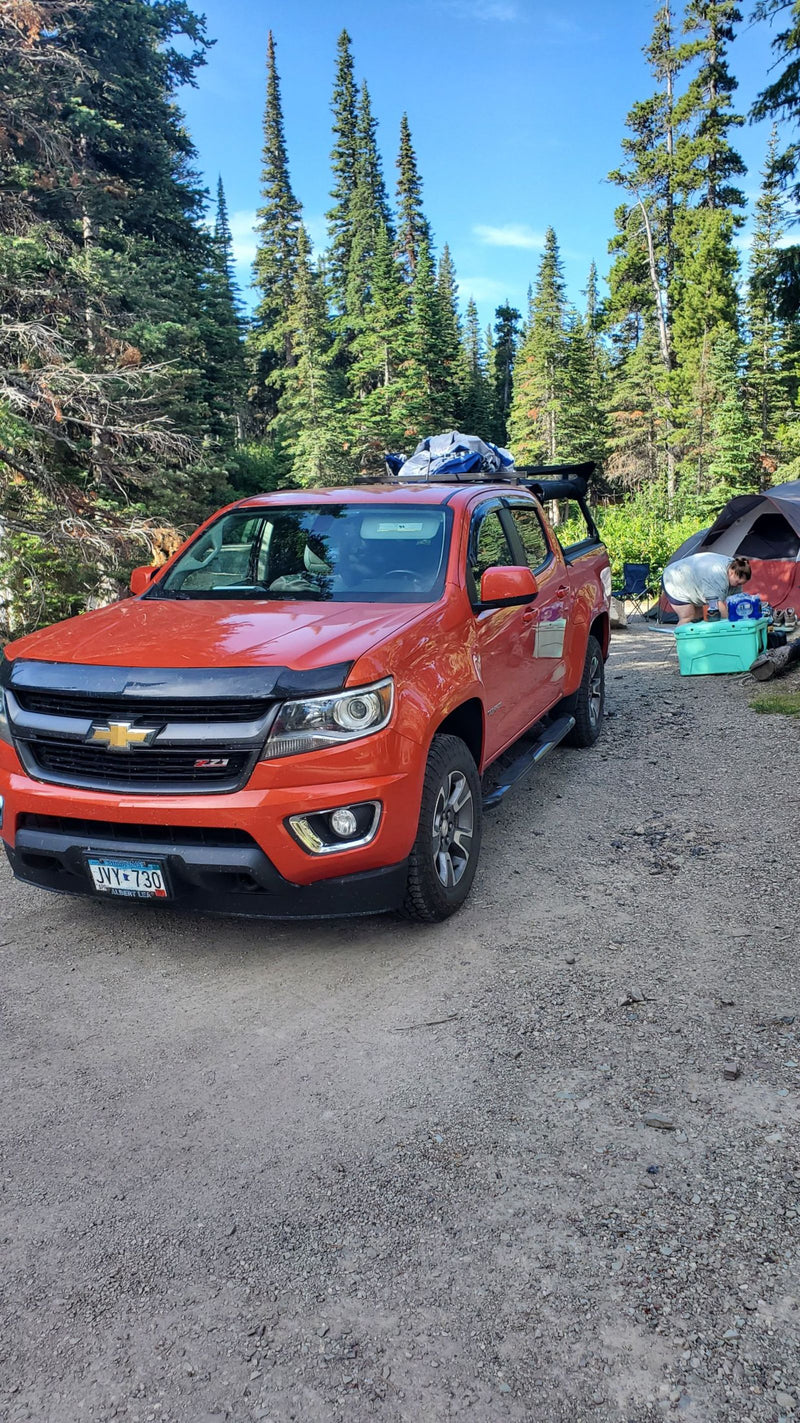 3,000 miles of Montana camping — Tom C.'s Chevrolet Colorado with a WildTop Scout